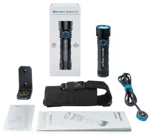 Ліхтар Olight Seeker 2 Pro 3200 lm 250 м Чорний (27831852)