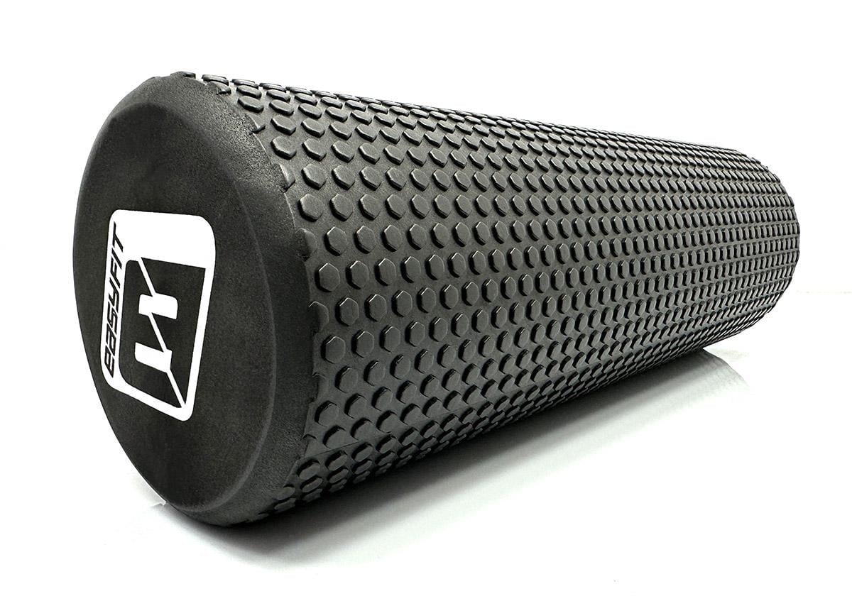 Массажный ролик EasyFit Foam Roller 45 см Черный (EF-2030-BK)