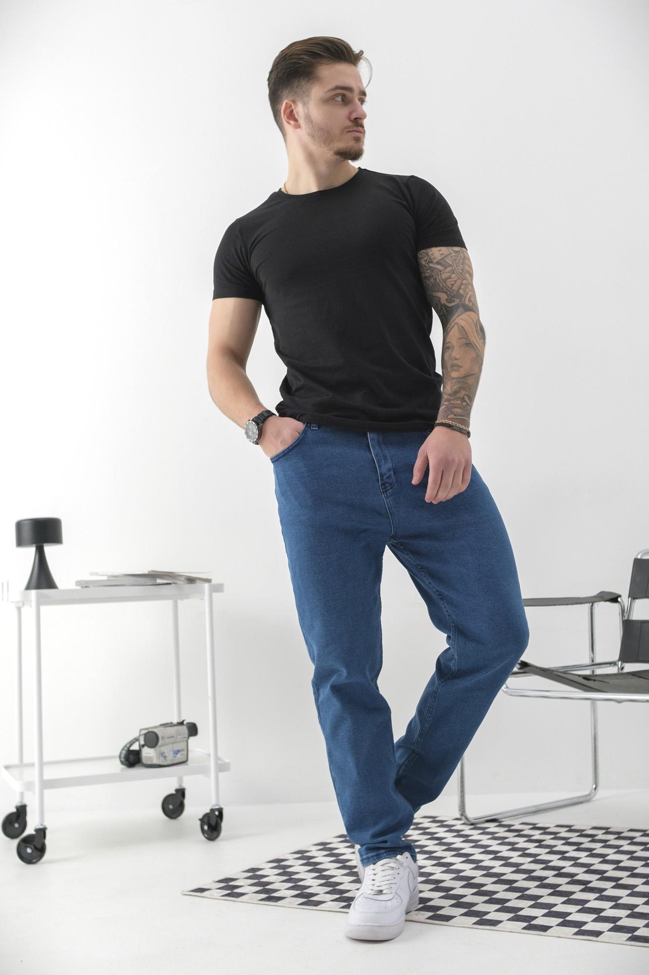 Джинси чоловічі Regular Fit Without Karma р. 30 Блакитний (308049436) - фото 7