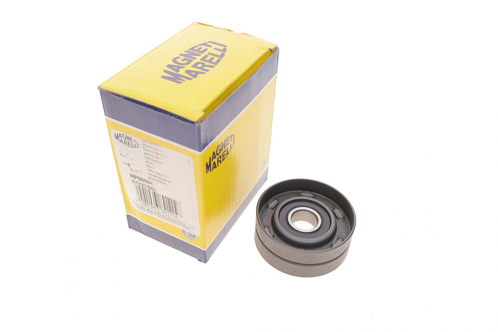 Ролик генератора MAGNETI MARELLI Renault Trafic 1.9dСi-AC натяжной 65,5x26,5x17 мм MPQ0604 (331316170604 MAGNETI MARELLI)