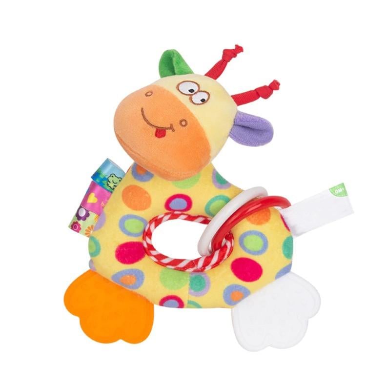 Брязкальце H168251-3ABC тварина м'яка з прорізувачем 18x5x15 см Жираф (RLT25064s32641)