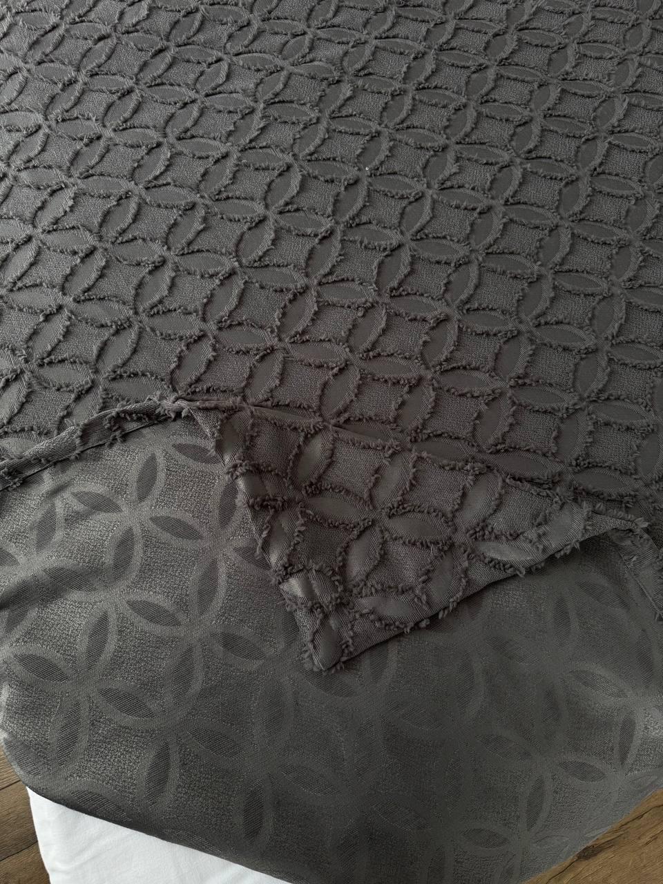 Покрывало Фрея 140x250 см Графитовый (21621-10-140x250cm) - фото 7