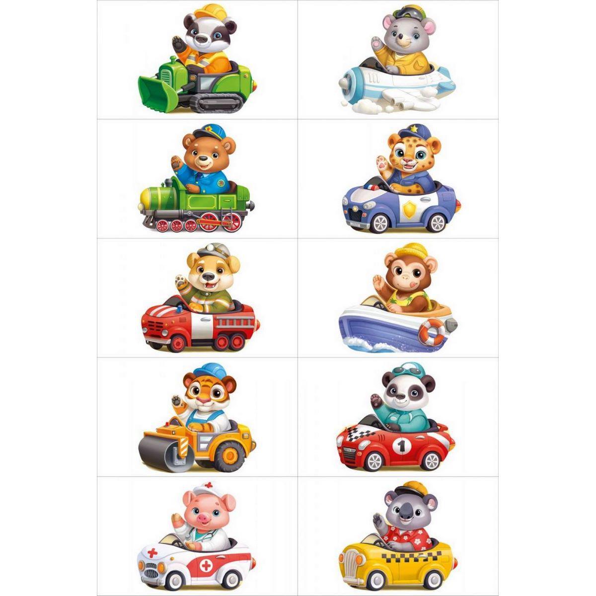 Настільна гра Ubumblebees Веселі водії Різнокольоровий (SR-113-N-29) - фото 3