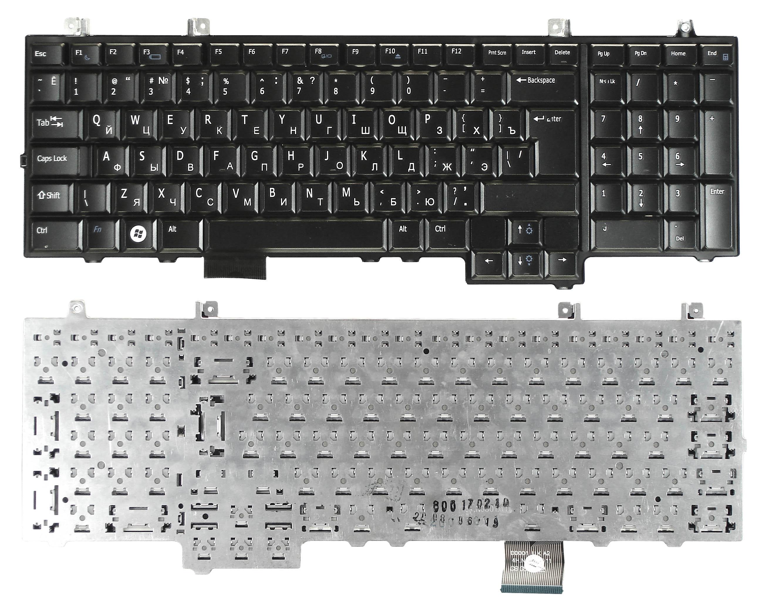Клавиатура для ноутбука Dell Studio 1735/1736/1737 Black Glossy