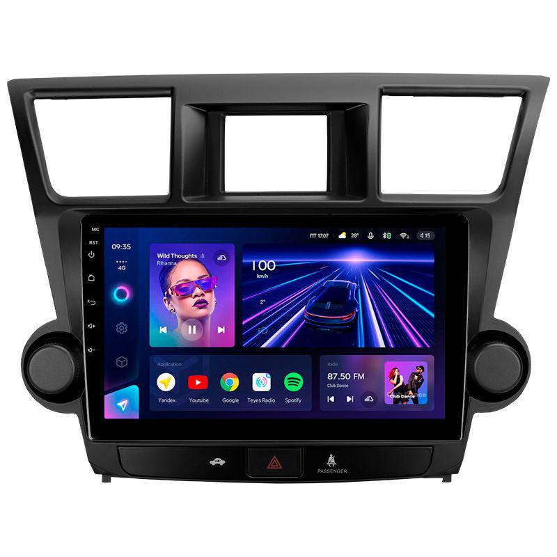 Магнитола штатная Teyes CC3 4+32 Gb Toyota Highlander 2 XU40 2007-2013 F2 10" L1 (AR-89521)