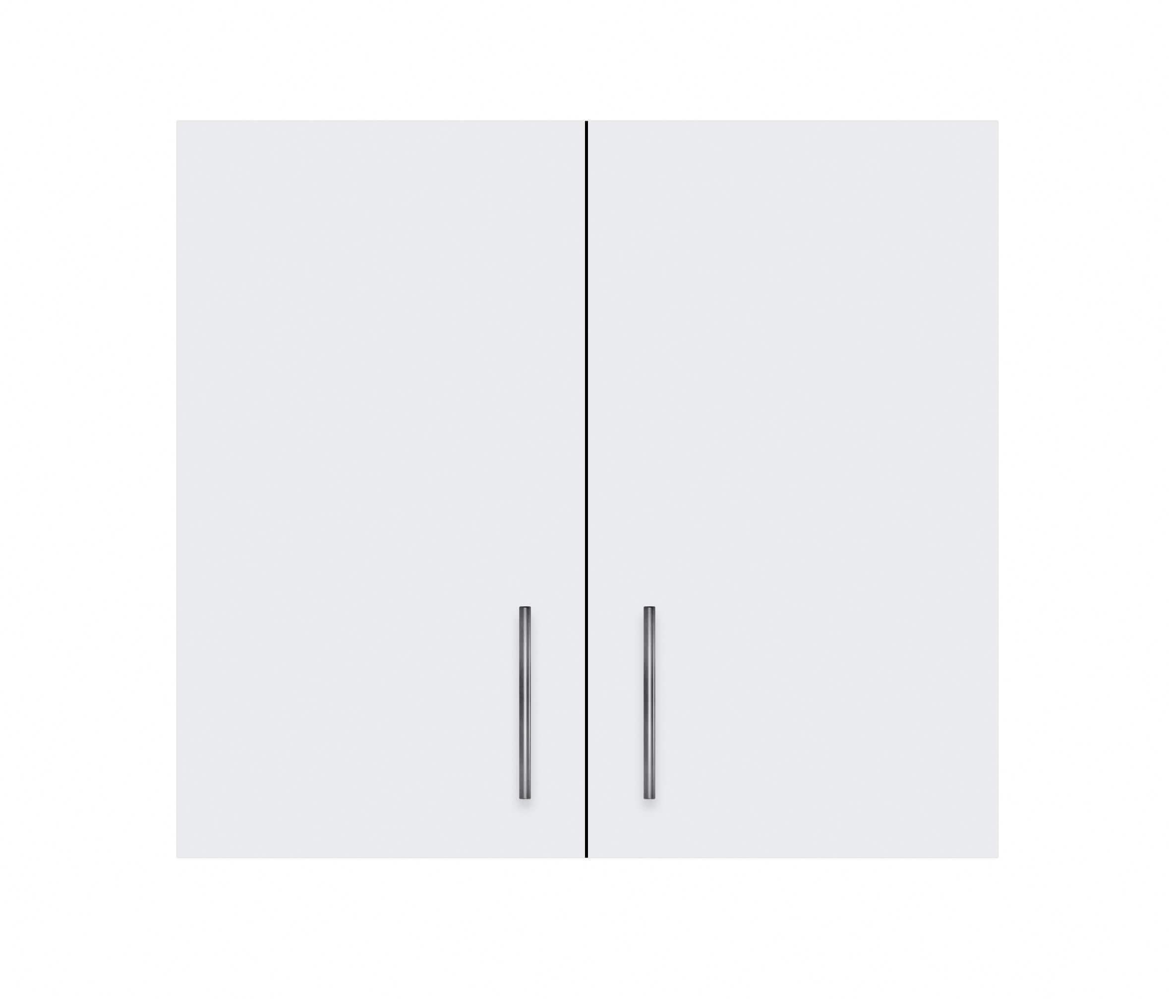 Навісна шафа закрита МАКСІ-МЕблі дводверна 1000 Дуб сонома/Білий гладкий (70012)