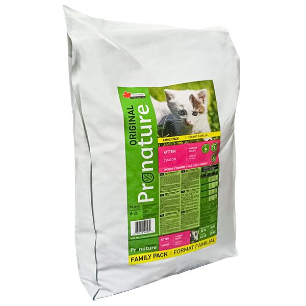 Корм сухой для котят Pronature Original Kitten Chicken курица 20 кг (65672100489)