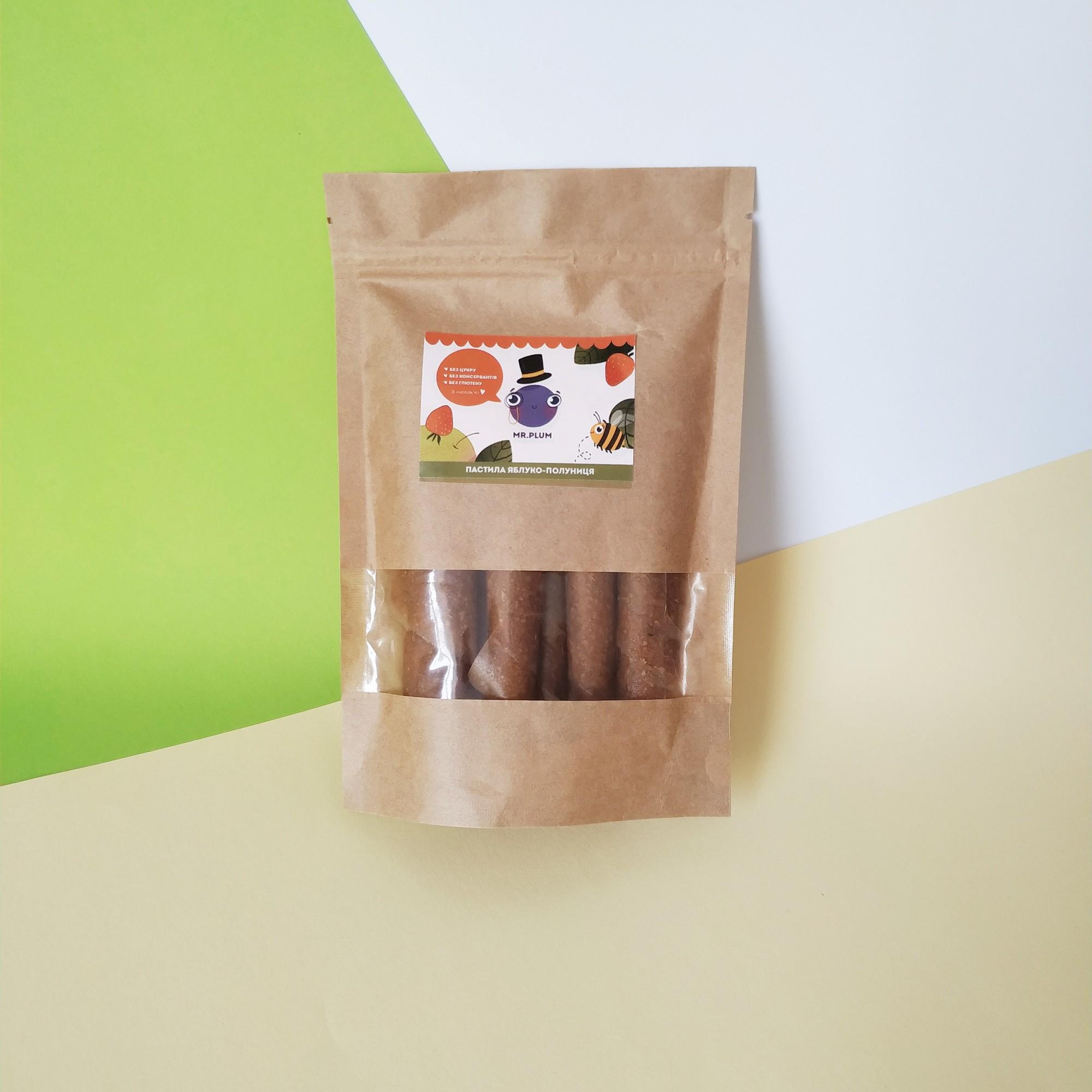 Пастила натуральная Mr.Plum Яблоко-Клубника 100 г - фото 3