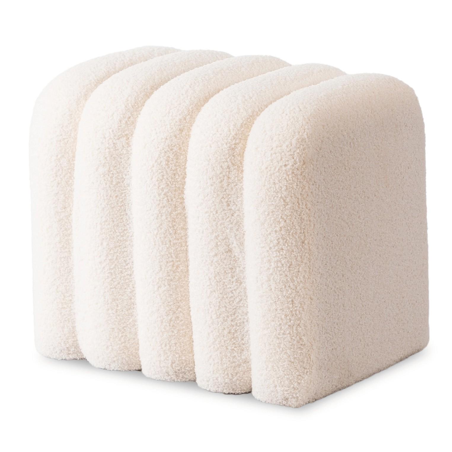 Пуф Mebel Elit KARBON Кремовый (ME.KARBON/KR/TB/PUF)