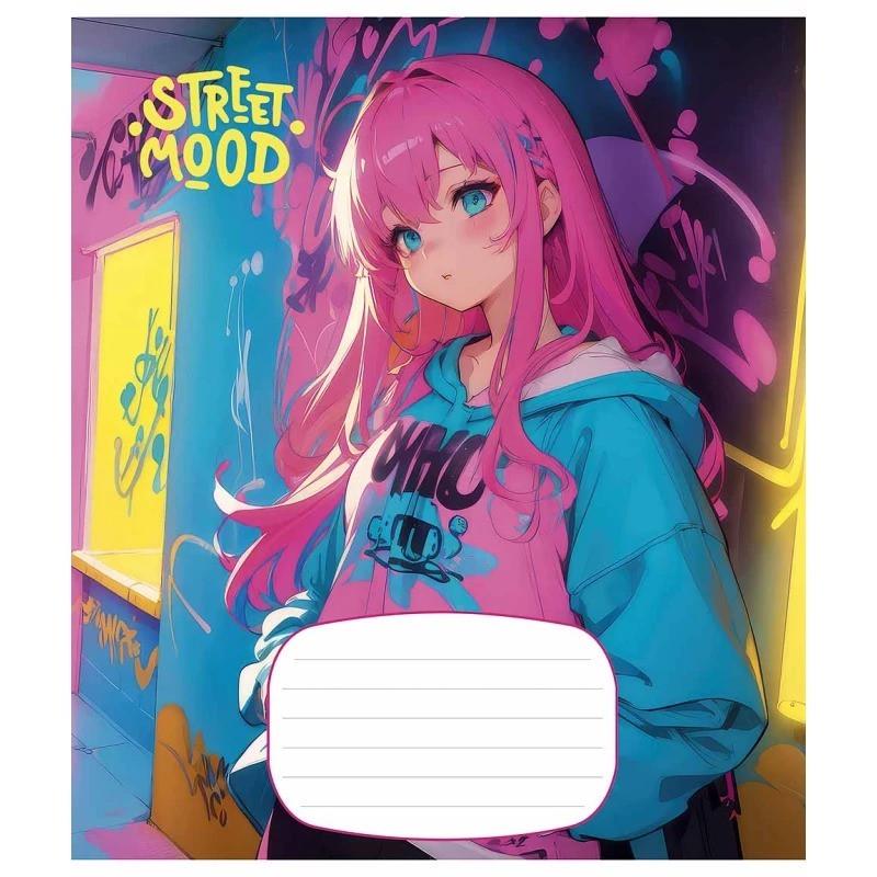 Зошит учнівський "Manga style" 024-3272L-3 в лінію 24 аркуша