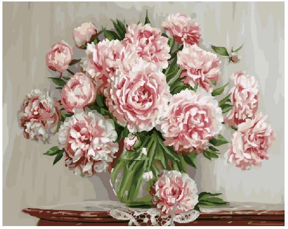 Картина по номерам Brushme Садовые пионы (GX5581)