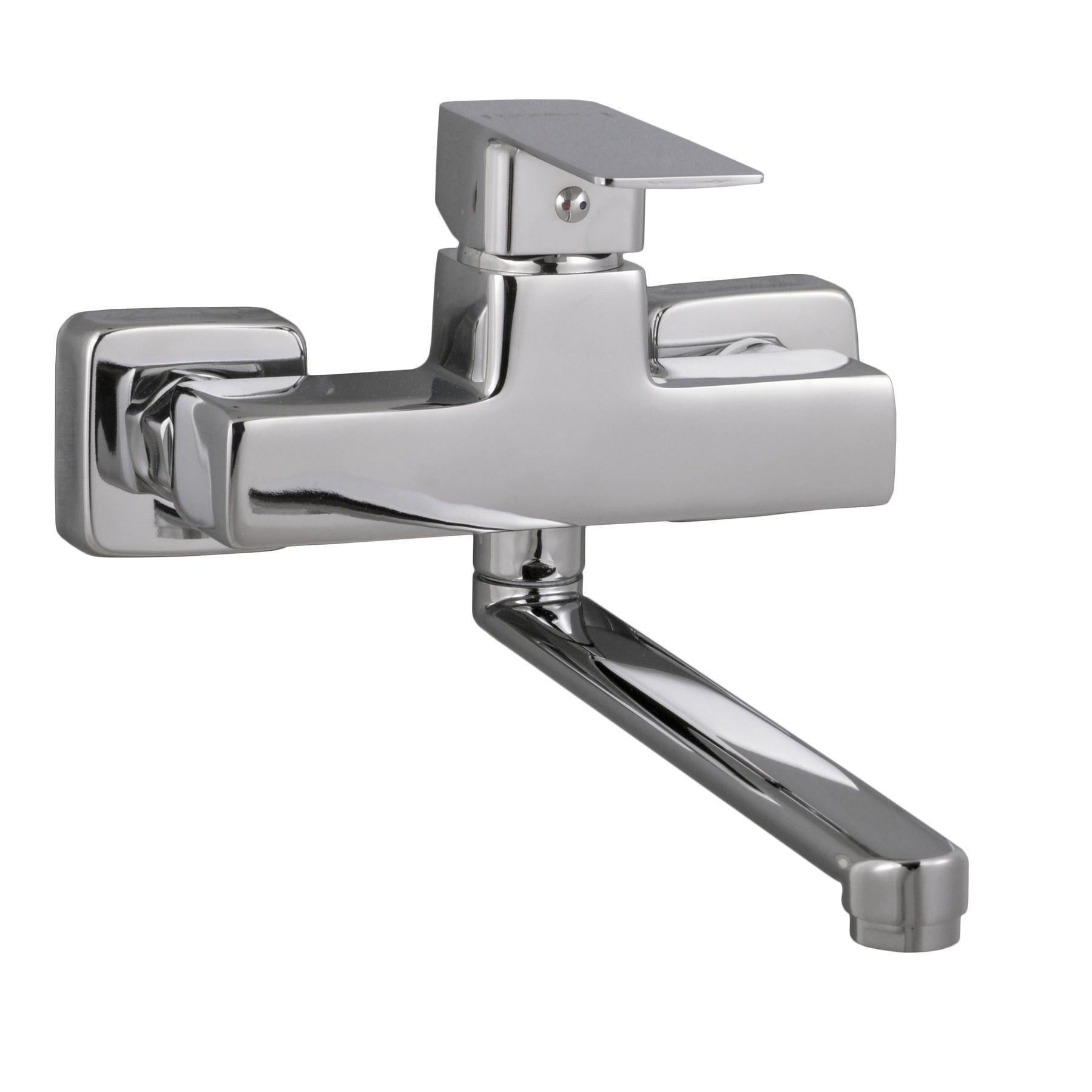 Смеситель для кухни из стены DOMINO MALIBU DMM-104 Хром (22576)