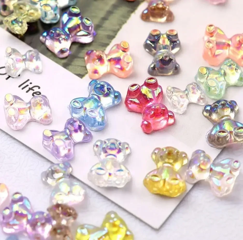 Шармы для ногтей Медведь Аврора 20 шт. 10х8 мм (011235)