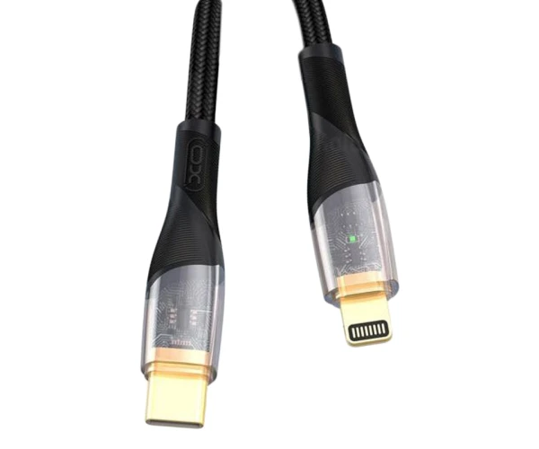 Кабель дата Xo NB-Q223A Type-C to Lightning 27W Black - фото 2
