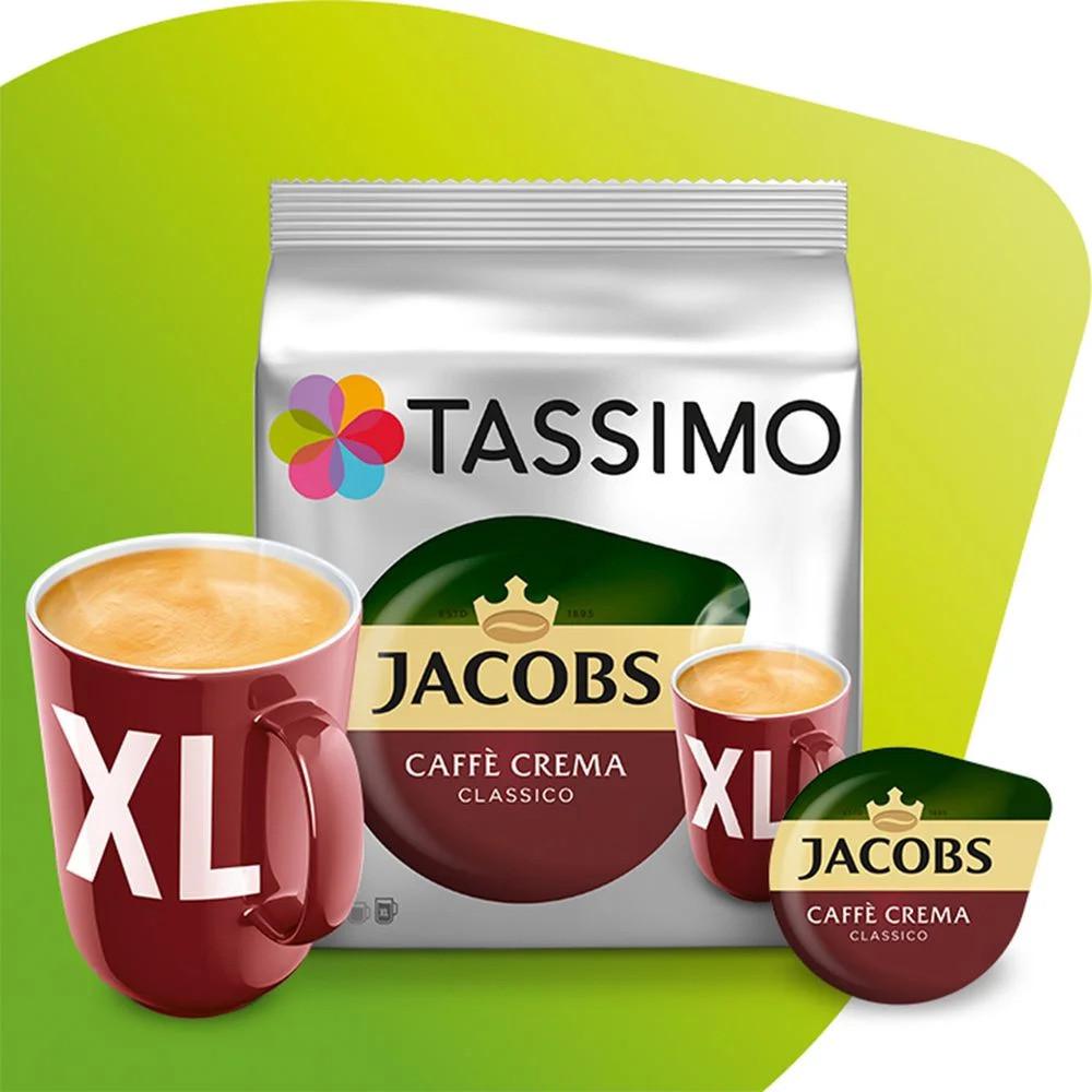 Кава в капсулах Jacobs Tassimo Caffe Crema Classico XL 16 шт. - фото 2