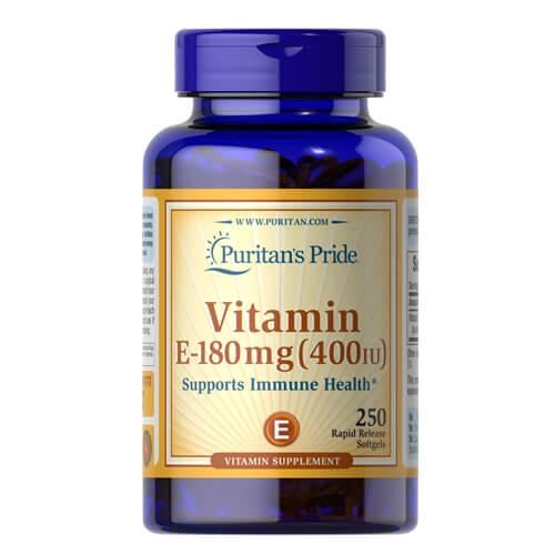 Витамин Е Puritan's Pride Vitamin E-400 IU 250 softgels (01773)