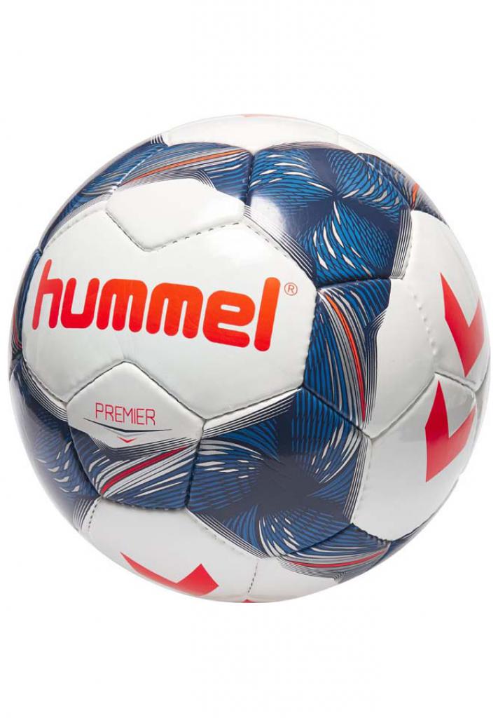 Мяч футбольный Hummel Premier Fb р.5 Белый/Синий/Красный (091-827-9810-5)