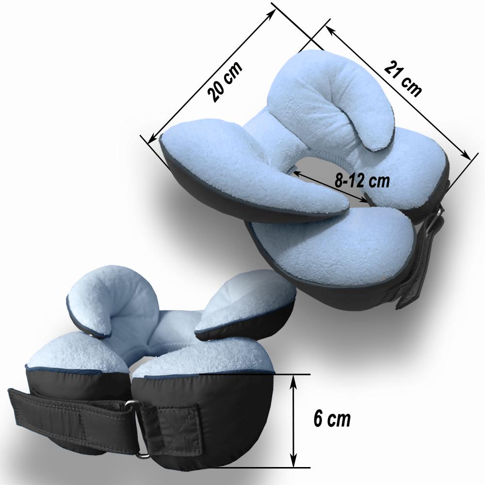 Подушка детская защитная для автокресла/коляски Ontario Baby Travel Elite Pillow Черный (ART-0000670) - фото 10