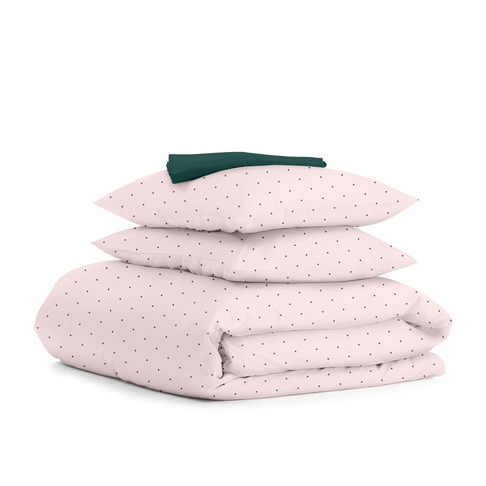 Постель двуспальная Cosas Mini Dots с простыней на резнике 180х220 см (4822052125113)