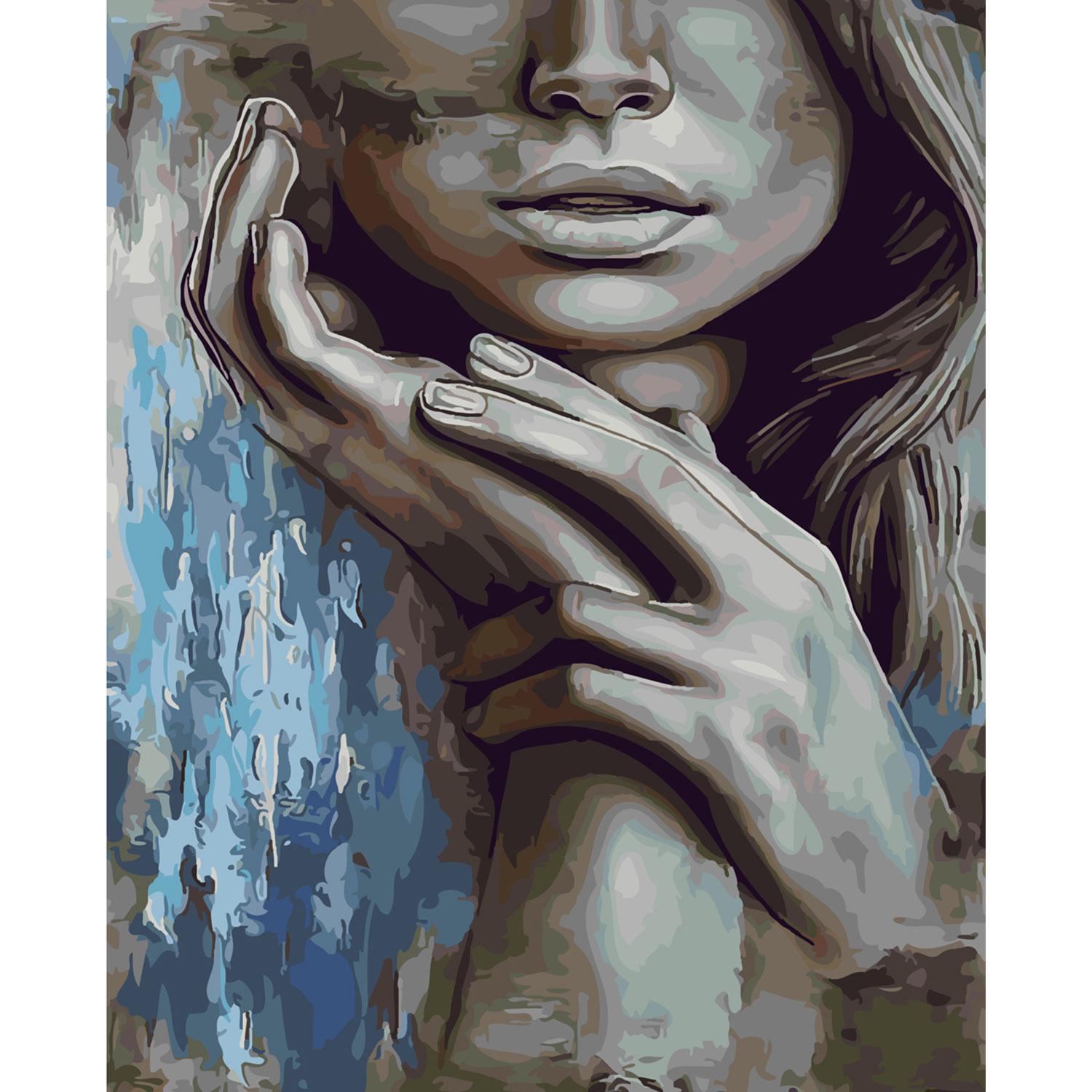 Картина по номерам Strateg Изящные черты 40х50 см (SY6290)