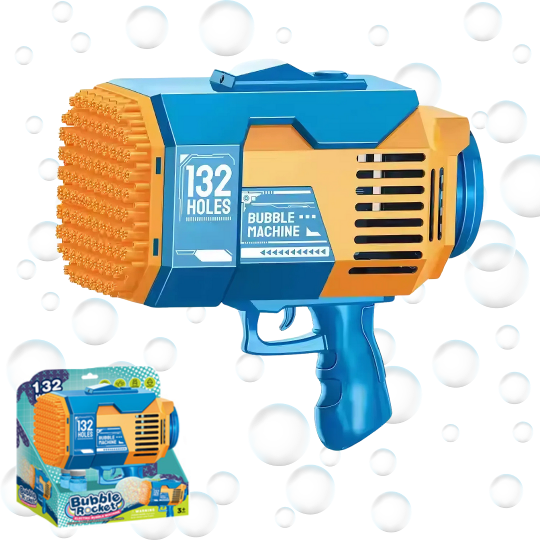 Пістолет мильних бульбашок для дітей на акумуляторі Синій Пістолет мильних бульбашок для дітей на акумуляторі Синій