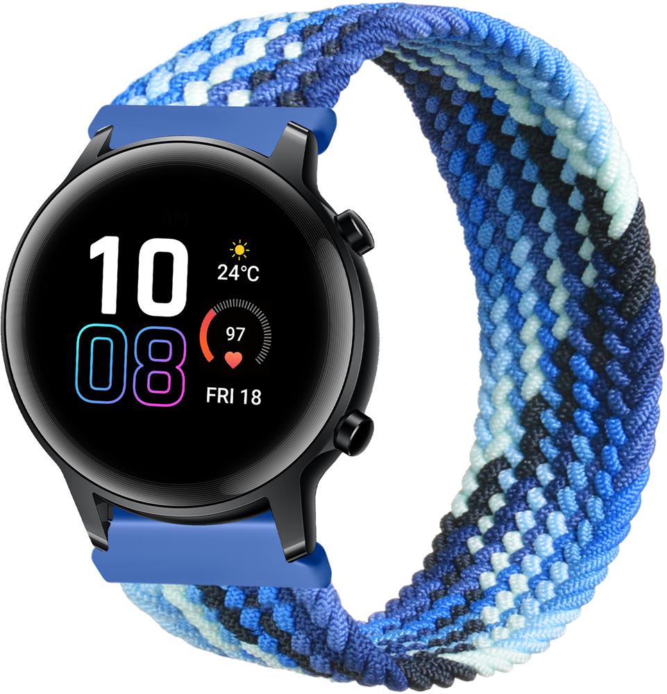Ремешок Solo Loop Multi для Honor Magic Watch 2 42 мм (145 мм) Blue White (26299-62)