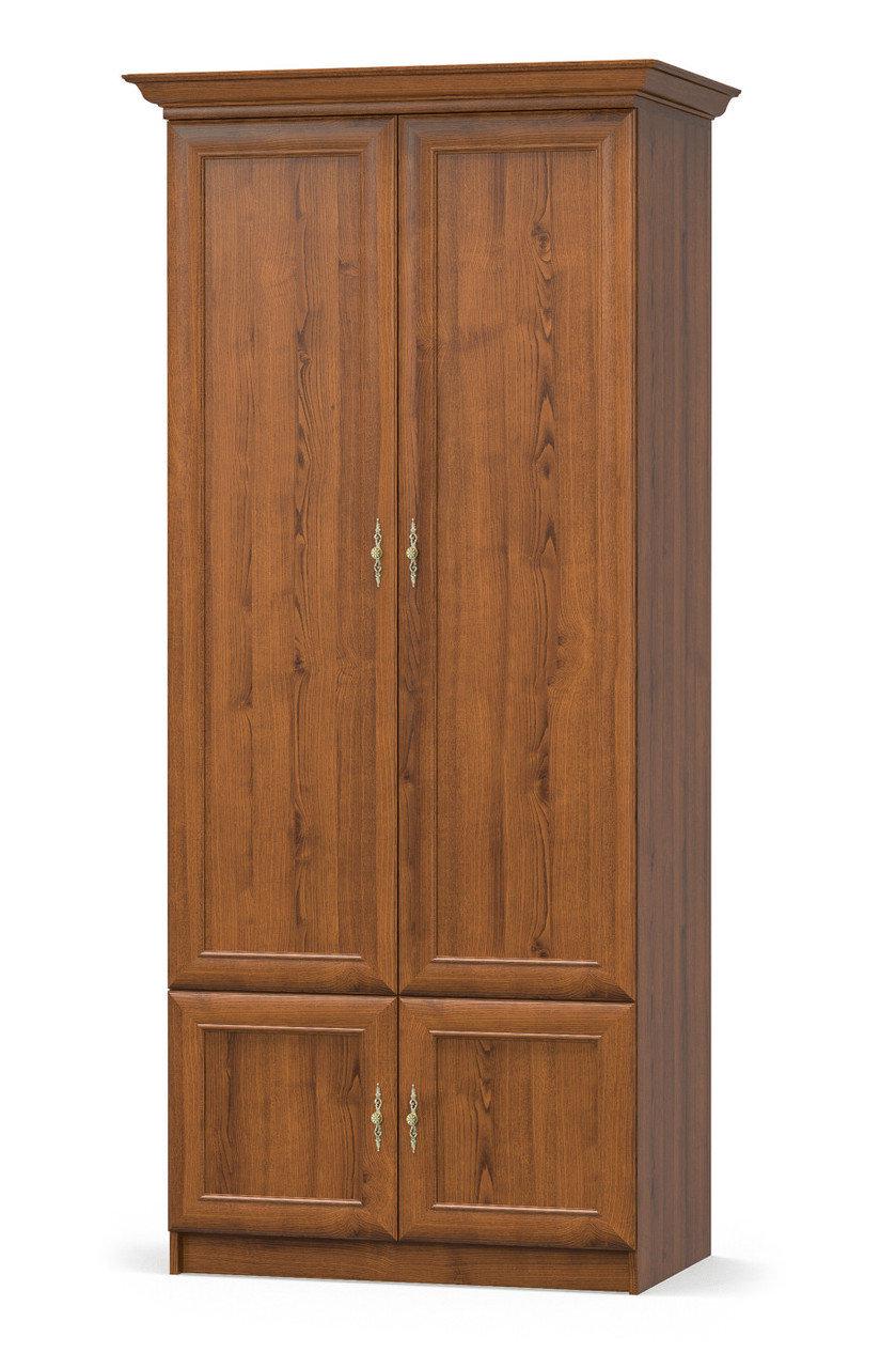 Шкаф распашный Mebel Service Даллас 2Д ЛДСП Вишня портофино