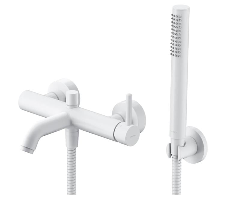 Смеситель для ванны и душа Omnires Y matt White (Y1231WM)