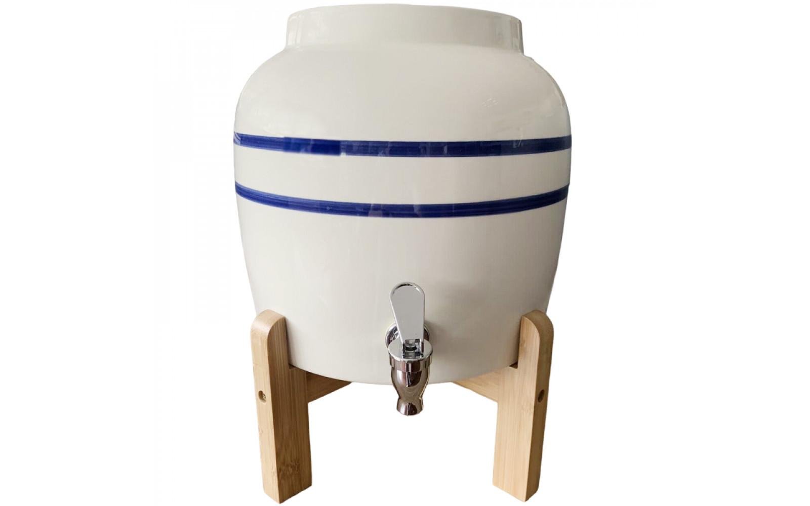 Диспенсер керамический для воды с подставкой и краником в комплекте ViO CD-01 - фото 10 Диспенсер керамический для воды с подставкой и краником в комплекте ViO CD-01 - фото 10