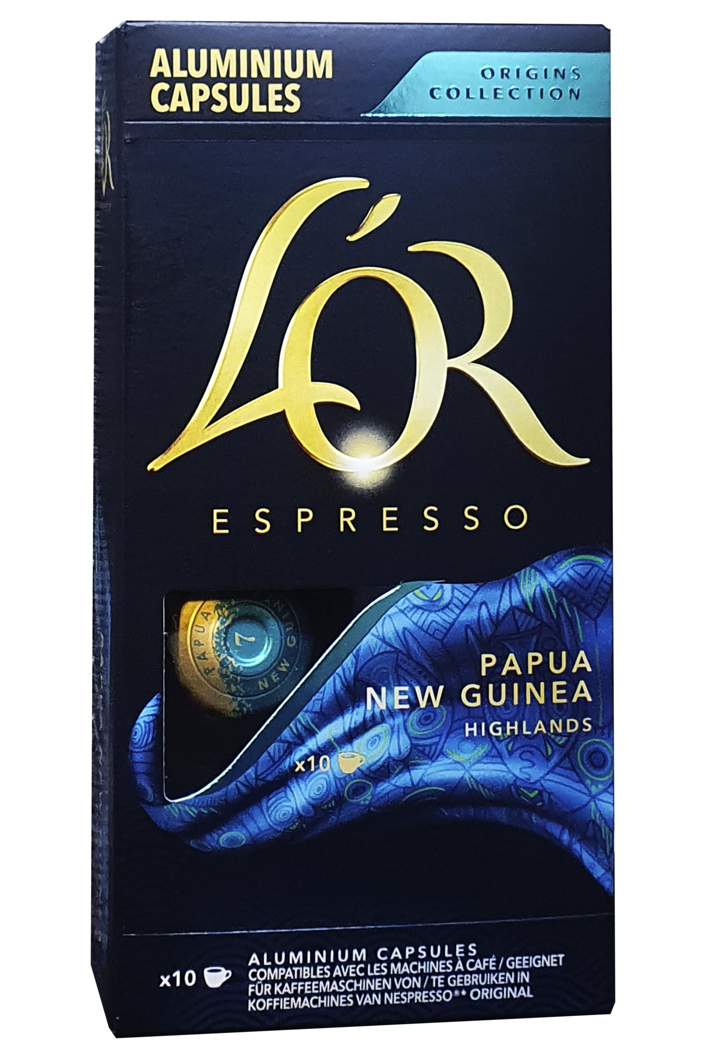 Кофе L`or Espresso Papua New Guinea в капсулах 10 шт. х 5,2 г (58436)