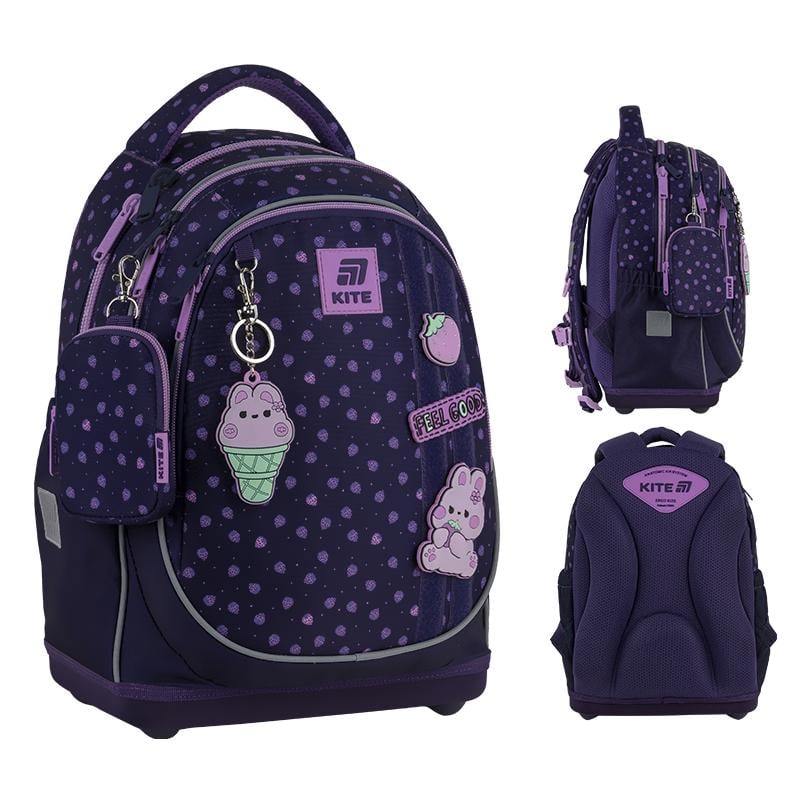 Набір шкільний рюкзак з пеналом та сумкою для взуття KITE SET_K25-724S-1 Feel Good (000995191) - фото 3
