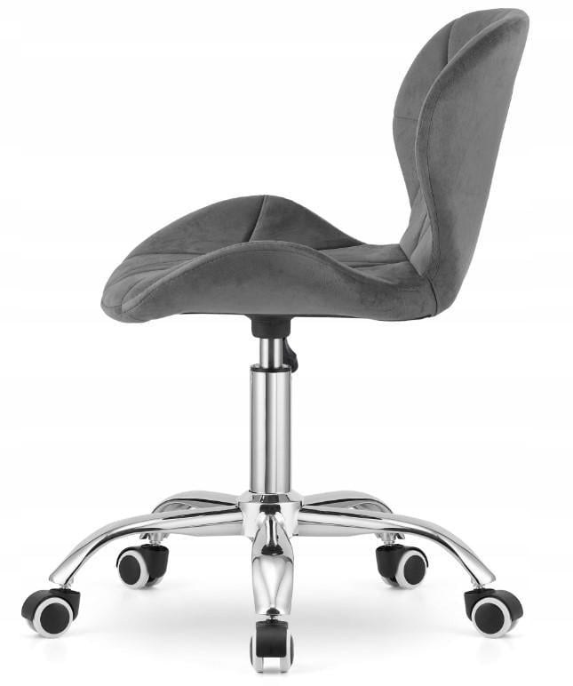 Крісло офісне комп'ютерне на колесах Bonro B-531 Велюр Сірий (4428) - фото 7 Крісло офісне комп'ютерне на колесах Bonro B-531 Велюр Сірий (4428) - фото 7