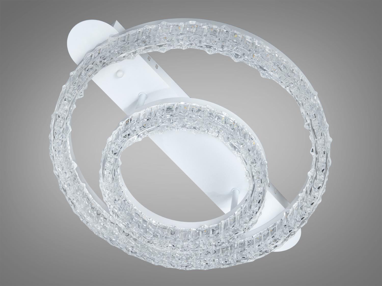 Люстра потолочная LED два кольца 60W Белый (MX78203/400+200WH)