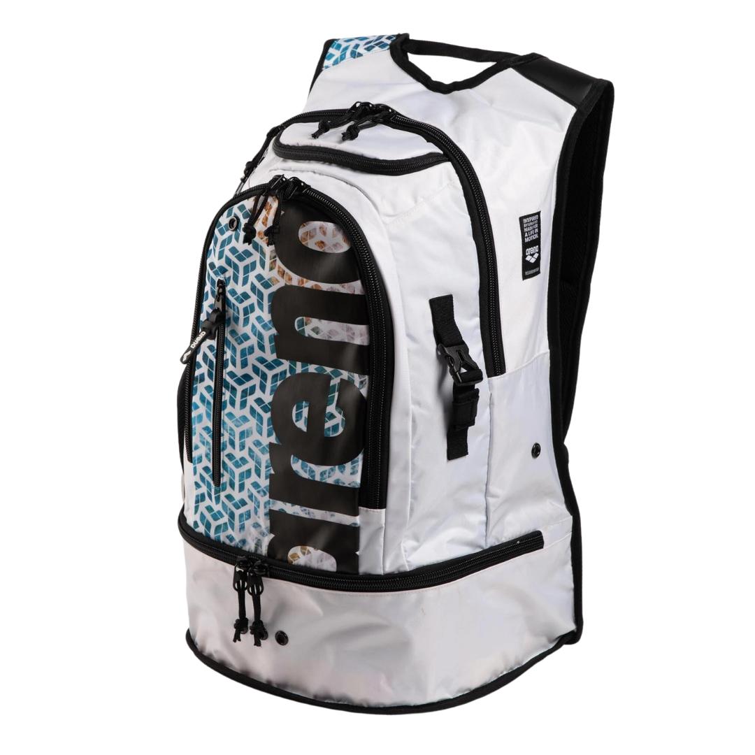 Рюкзак Arena FASTPACK 3.0 PLANET WATER Unisex 54х36х27 см Белый/Черный/Голубой (3468337081456)