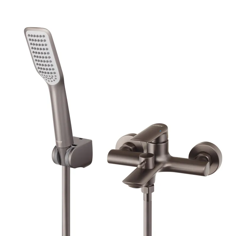 Змішувач для ванни KOER KB-40028-07 з коротким виливом (KR5308)