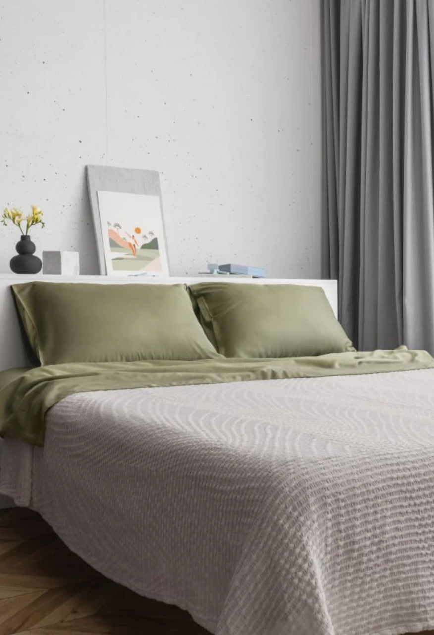 Покрывало на кровать HYGG Cover King Size 240х260 см Молочный (326261)