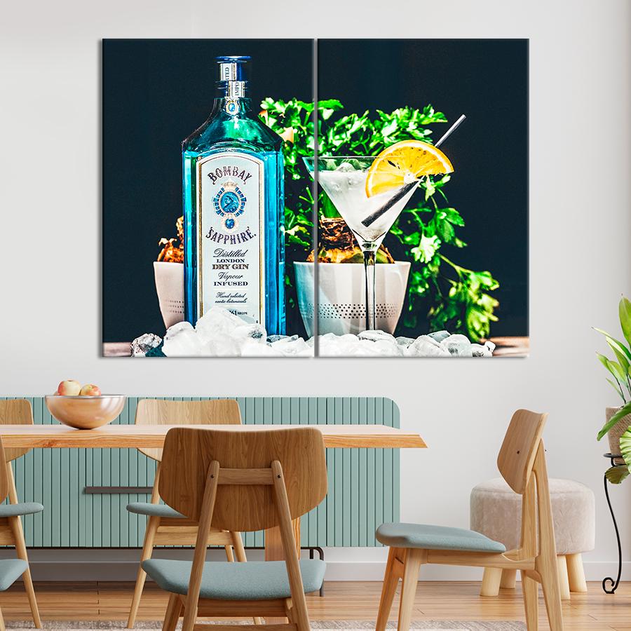 Настенний декор Сапфировый джин 71x51 см (A511-2)