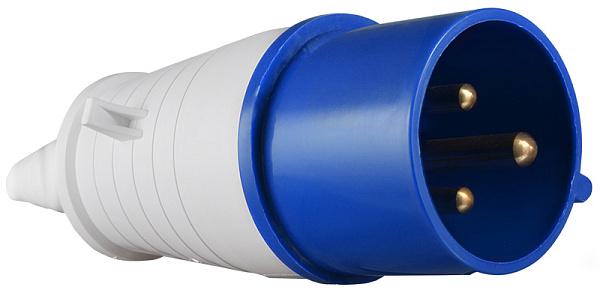 Силовая вилка АСКО-УКРЕМ ОП 023 2P+PE 32А 230 В переносная IP44 Синий (A0080010004) Силовая вилка АСКО-УКРЕМ ОП 023 2P+PE 32А 230 В переносная IP44 Синий (A0080010004)