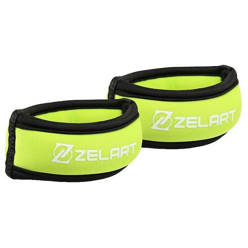 Утяжелители-браслеты для рук Zelart FI-6221-0_5 2х0,25 кг Зеленый (35113228)