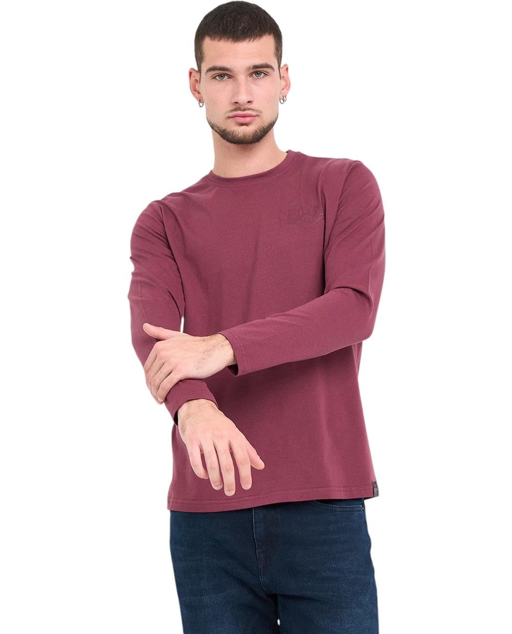 Футболка с длинным рукавом мужская Lee Cooper 10196527.U23 XXL Бордовый (5942723121486) Футболка с длинным рукавом мужская Lee Cooper 10196527.U23 XXL Бордовый (5942723121486)