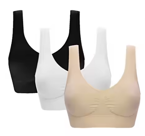 Бюстгальтер-топ безшовний Air Bra XL Бежевий (080201)