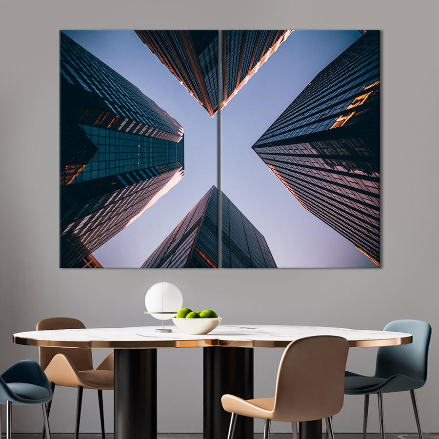 Настінний декор Високі хмарочоси 111x81 см (A720-2)