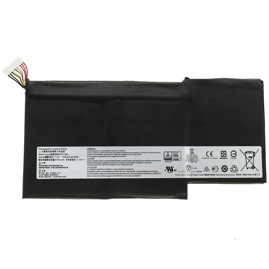 Аккумулятор для ноутбука MSI Stealth Pro GS43VT 5700 mAh 11,4V (149800)