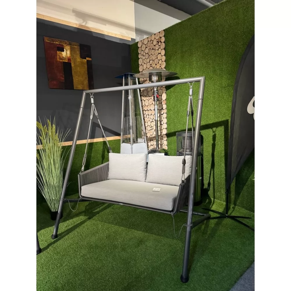 Садовая качель подвесная COUTURE DIVA 91704230 двухместная Черный (7106-09) - фото 5