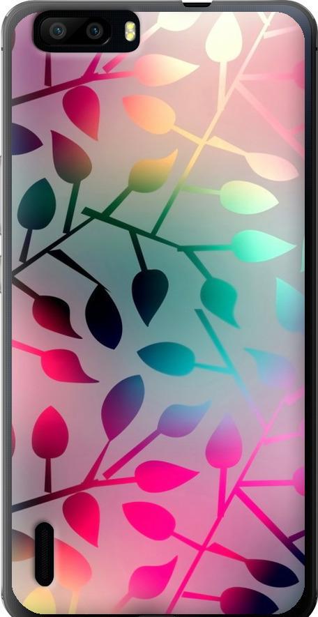 Чехол на Huawei Honor 6 Plus Листья (2235u-179-42517)