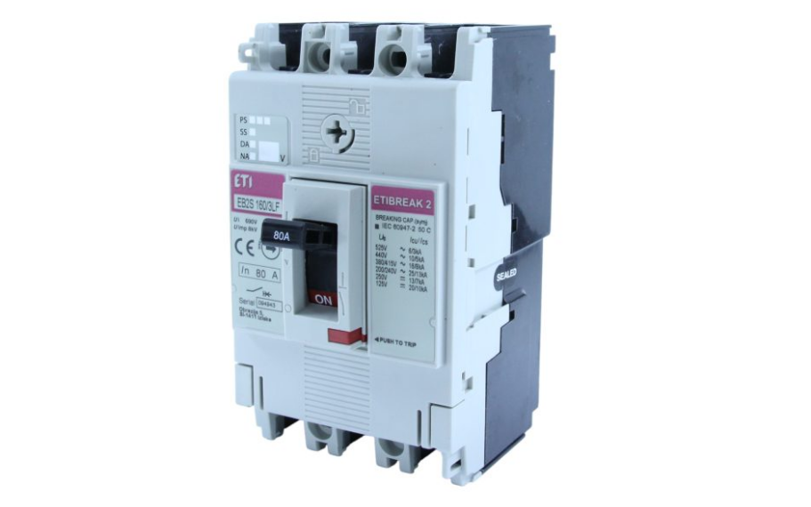 Автоматический выключатель ETI EB2S 160/3LF 80A, 16kA, F/F, 3P
