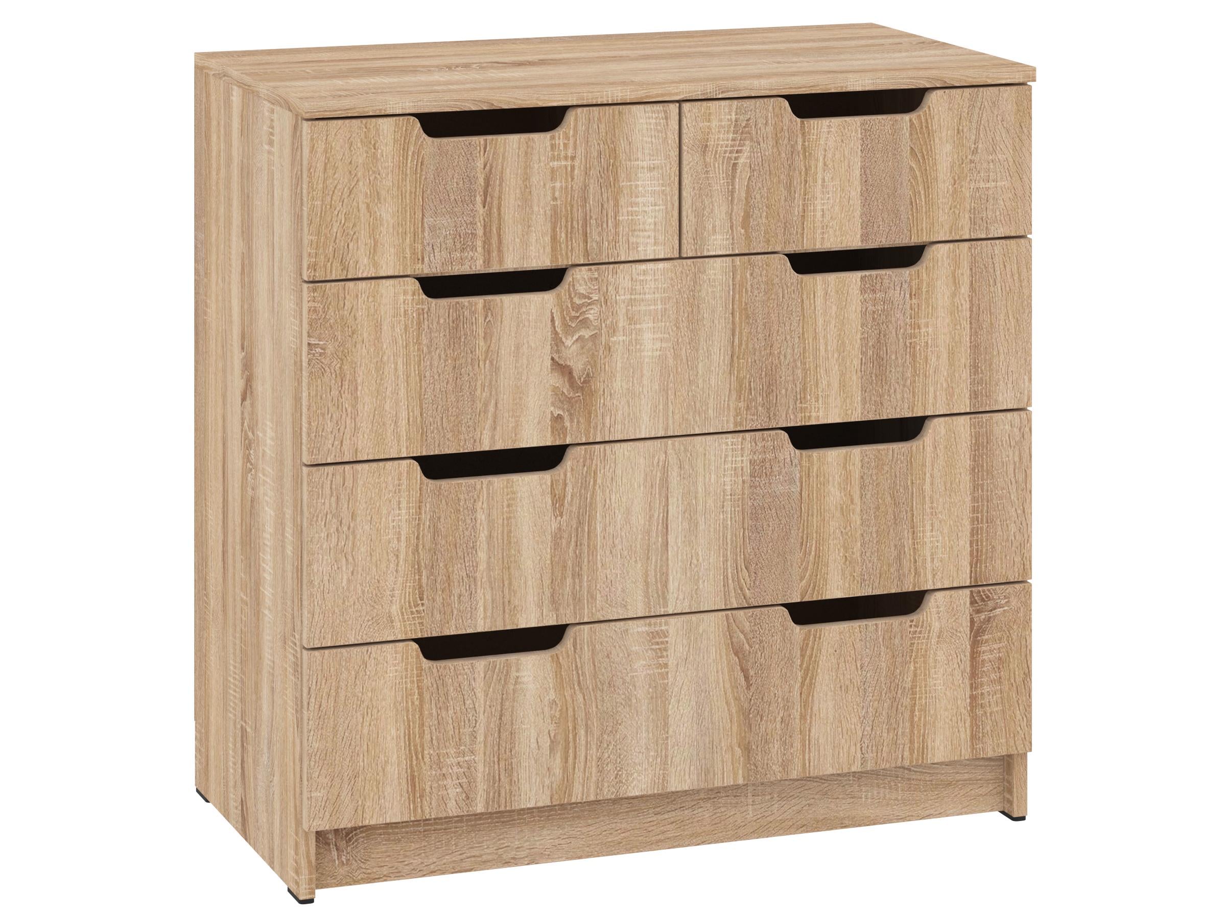 Комод с ящиками PEHOTIN ЭКО К-3+2 ДСП 80х43х80 см Дуб сонома (PN-100477)