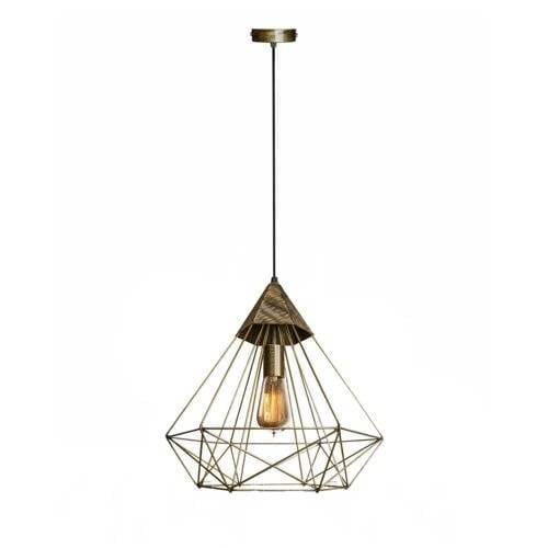 Подвесной светильник лофт MSK ELECTRIC Crystal NL 0541 BN Бронзовый (615233)