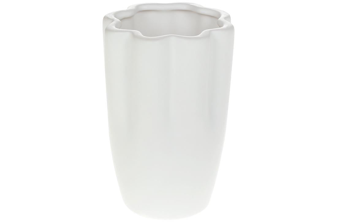 Ваза фарфоровая BonaDi Фиори 12,5 см Белый матовый (727-497) Ваза фарфоровая BonaDi Фиори 12,5 см Белый матовый (727-497)