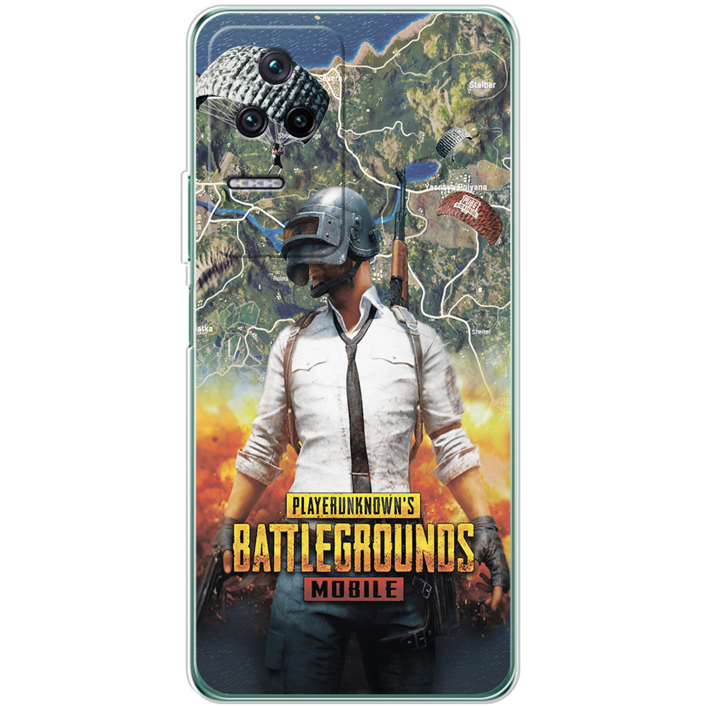 Чохол BoxFace Xiaomi Poco F4 PUBG Mobile Прозорий силікон (44474-up2309-44474)